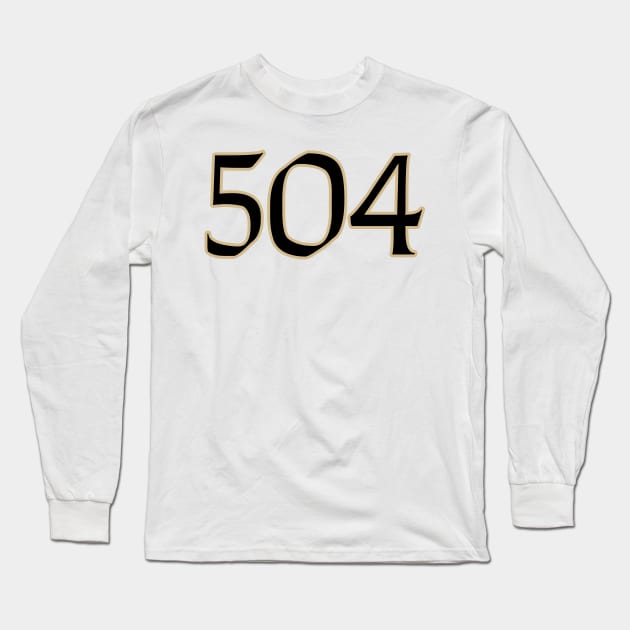 New Orleans LYFE the 504!!! Long Sleeve T-Shirt by pralonhitam